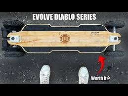 Evolve &quot;Diablo&quot; Bamboo Street Electric Skateboard